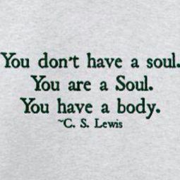 cs lewis you are a soul
